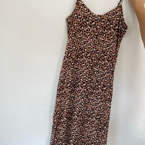 Cheetah print Slip dress from AE
